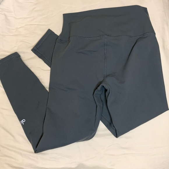 Green/Gray ALO Leggings High Waisted Women’s XS - Picture 3 of 4